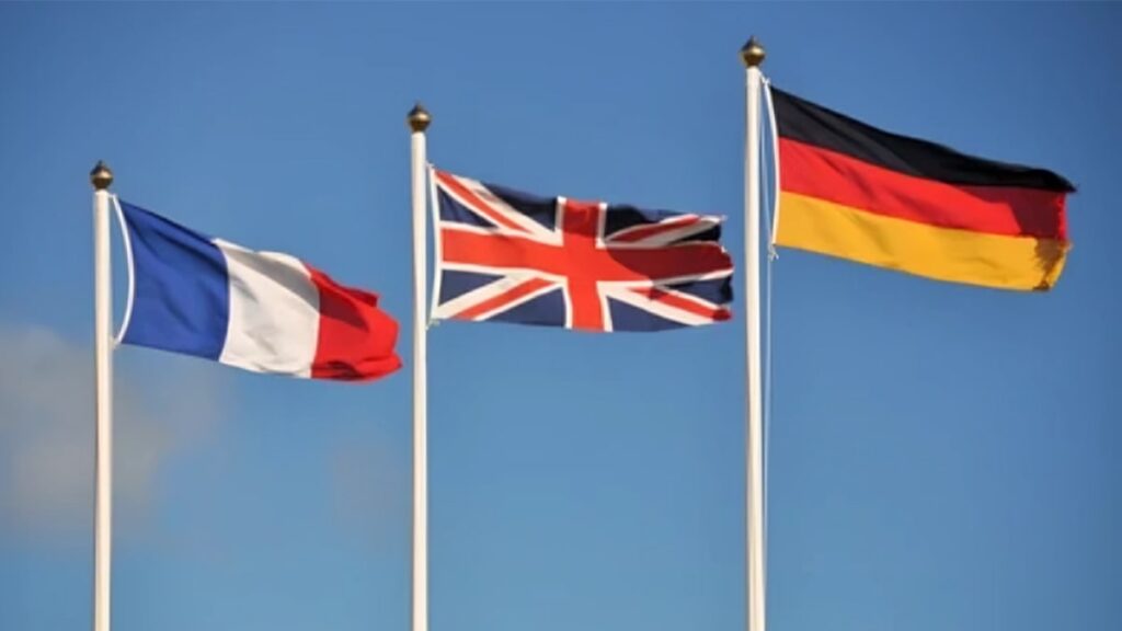 بيان أوروبي ثلاثي: على إيران الالتزام بقرارات الأمم المتحدة