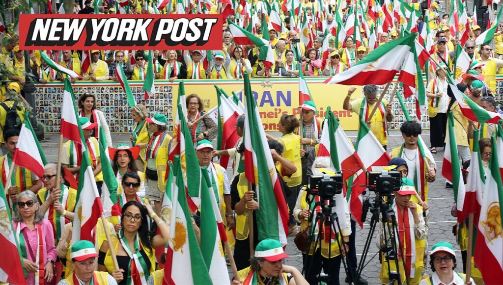 نيويورك بوست: آلاف المتظاهرين ينددون بزيارة الرئيس الإيراني للأمم المتحدة ويطالبون بتغيير النظام