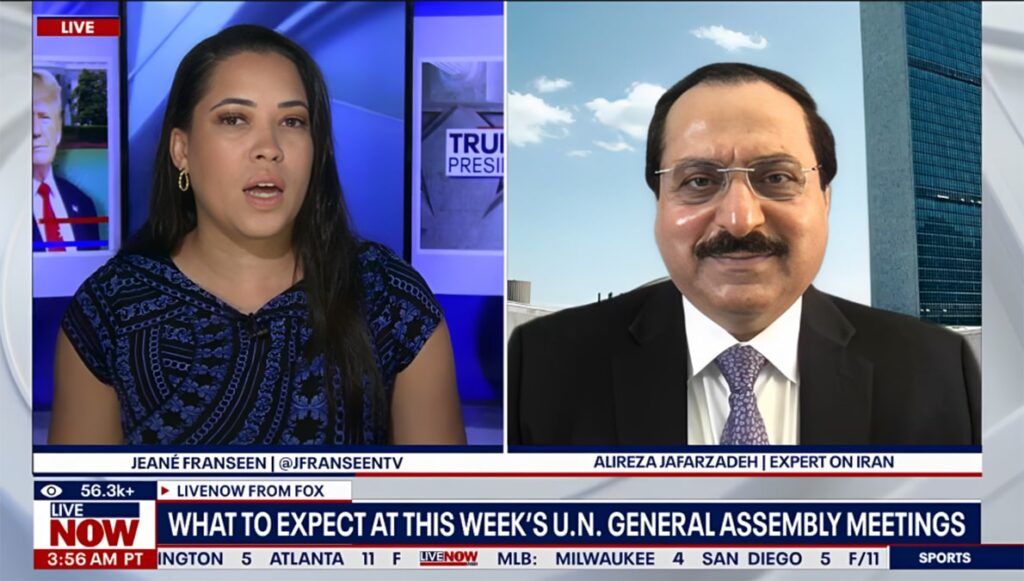 جعفر زاده لـ«فوكس نيوز»: على العالم أن يقف مع انتفاضة الشعب الإيراني لإسقاط النظام