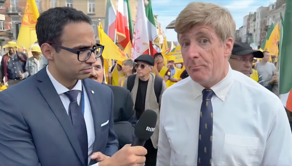 باتريك كينيدي من مظاهرة بروكسل: هجمات النظام دليل على قوة المقاومة