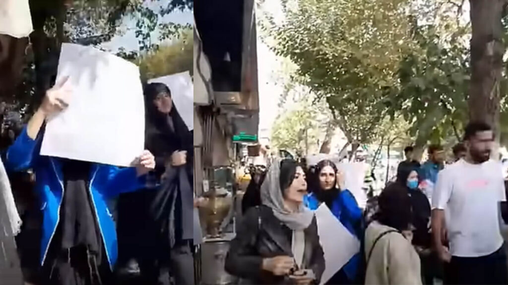 عائلات المحكومين بالإعدام يتظاهرون أمام برلمان النظام