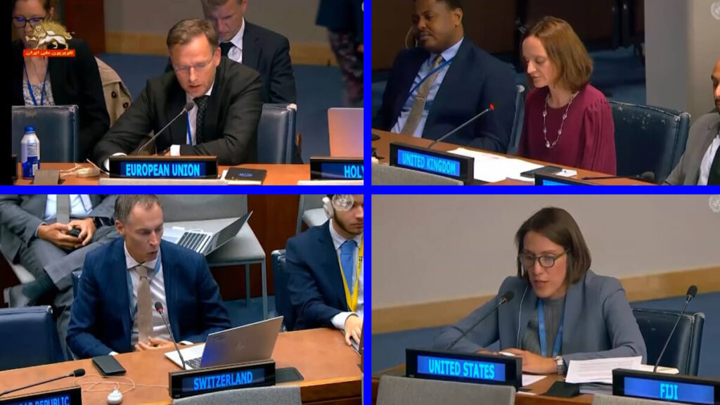 في الدورة الثمانين للجنة الأولى بالجمعية العامة للأمم المتحدة: تنديد دولي بعدم التزام النظام الإيراني بتعهداته النووية