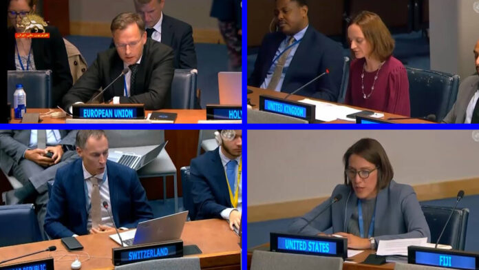 في الدورة الثمانين للجنة الأولى بالجمعية العامة للأمم المتحدة: تنديد دولي بعدم التزام النظام الإيراني بتعهداته النووية