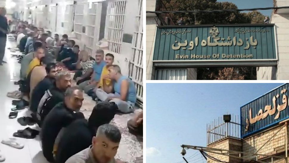 سجناء سياسيون في سجنَي إيفين وقزلحصار يعلنون دعمهم لإضراب المحكومين بالإعدام