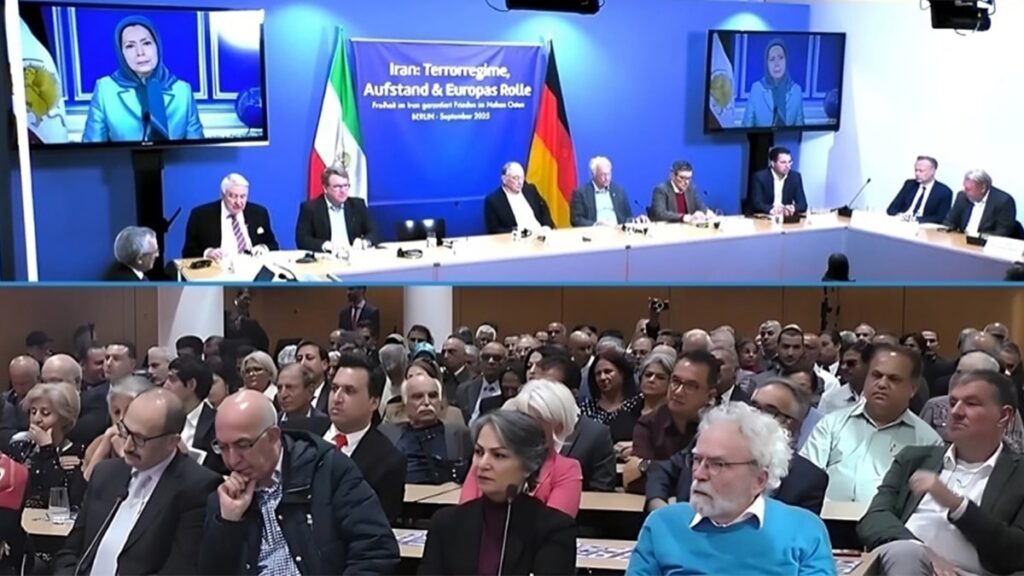 نظرة على النقاط الرئيسية في كلمات المتحدثين في مؤتمر برلين دعماً لخطة السيدة رجوي