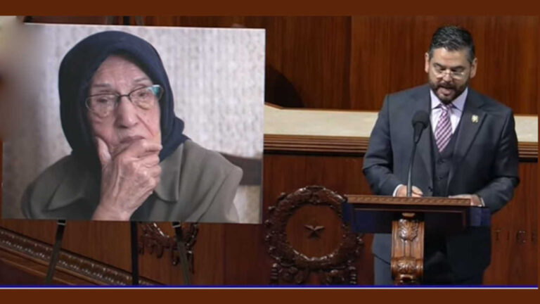 النائب راؤول رويز أمام الكونغرس: “عزيز” هي أم المقاومة.. شاهدتُ آثار سياط الشاه على قدميها وجرائم الملالي التي لاحقتها في المنفى