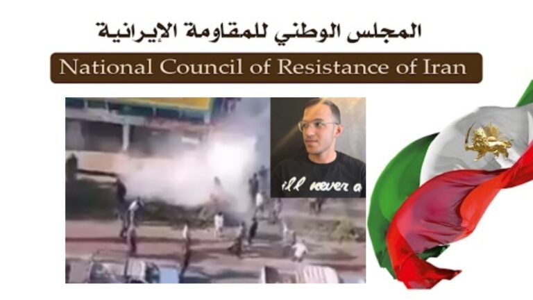 تجمع احتجاجي أمام مستشفى طالقاني بالأهواز عقب واقعة إحراق الشاب أحمد بالدي لنفسه المروعة