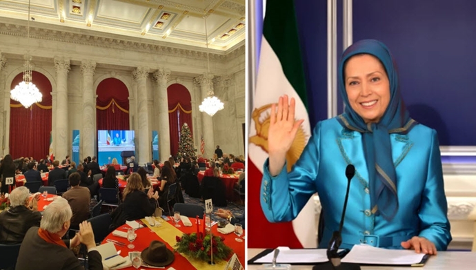 مؤتمر في مجلس الشيوخ الأمريكي .. مريم رجوي: لا نطلب أي أموال أو سلاح من أي حكومة أجنبية. طلبنا الوحيد هو أن يعترف المجتمع الدولي بنضال الشعب الإيراني لإسقاط النظام الإيراني