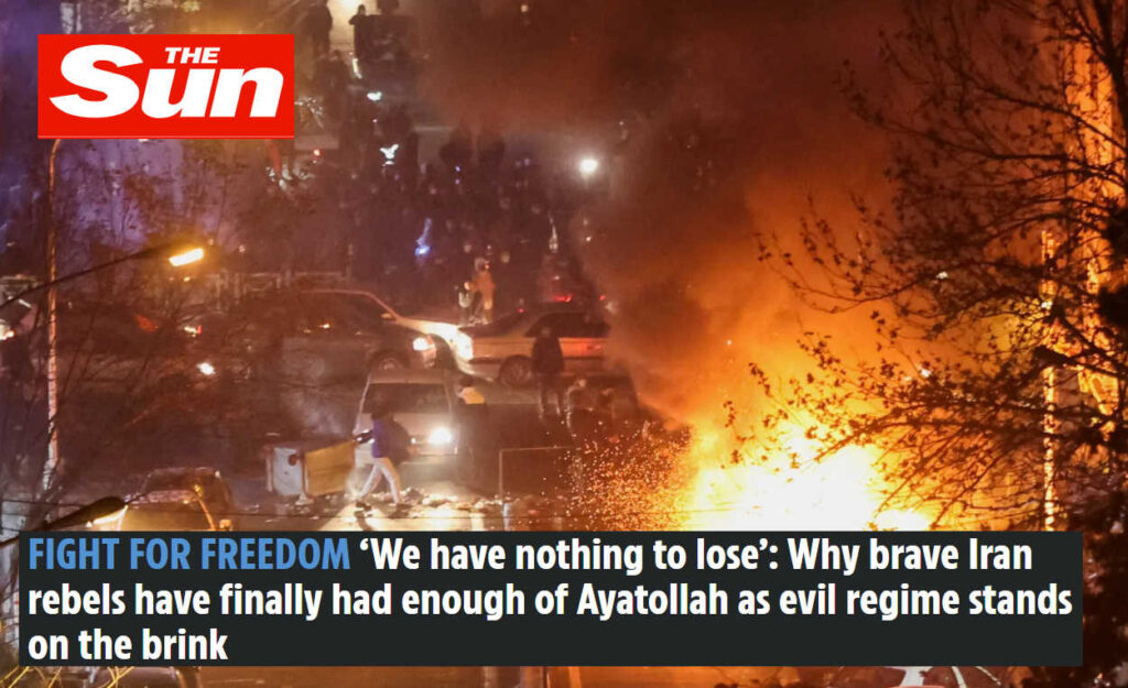 "ذا صن" تحاور الشباب الثوار: شباب إيران فقدوا الخوف وليس لديهم ما يخسرونه