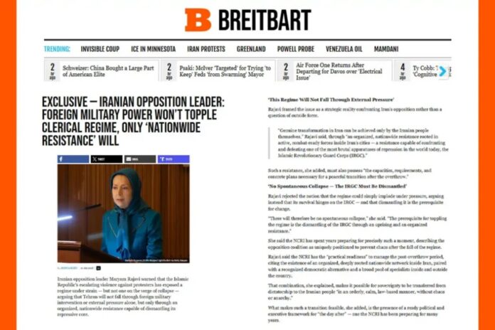 حصرية: زعيمة المعارضة الإيرانية: القوة العسكرية الأجنبية لن تسقط نظام الملالي، والحل في “المقاومة الوطنية المنظمة”