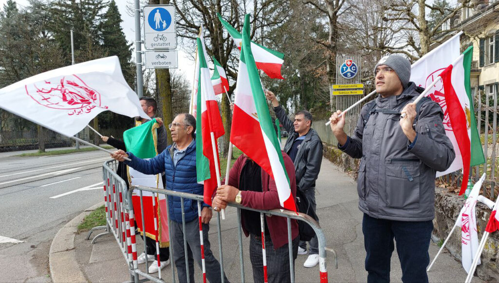 تظاهرات حاشدة للإيرانيين الأحرار في برن وروما وبروكسل دعماً للحكومة المؤقتة وبرنامج النقاط العشر