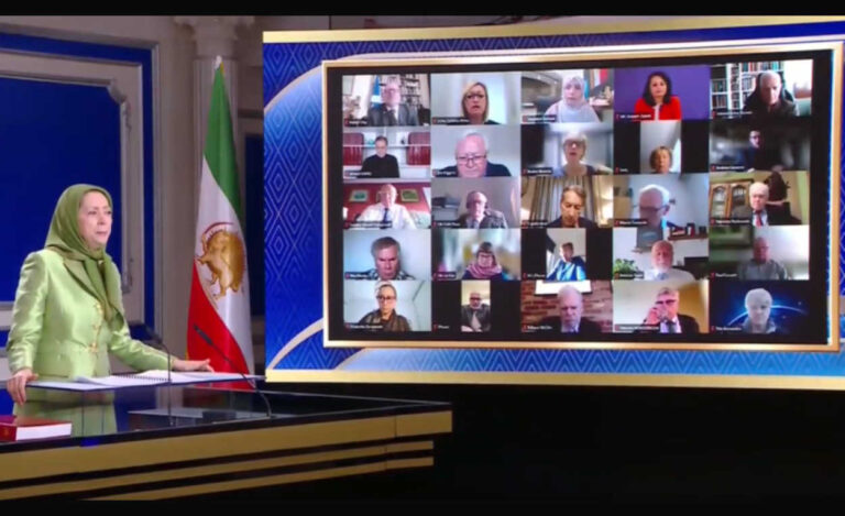 مؤتمر “إيران منعطف تاريخي”: إجماع دولي لدعم الحكومة المؤقتة وخطة النقاط العشرللسيدة مريم رجوي