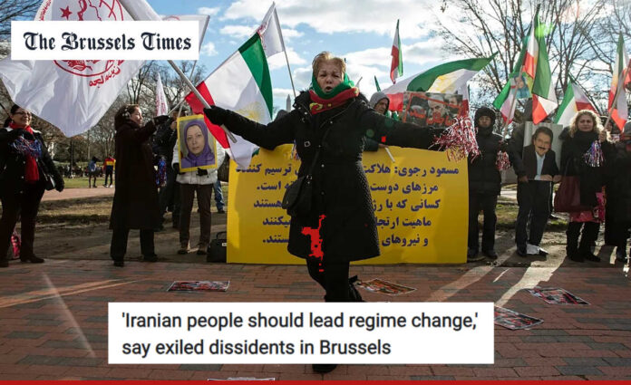 براسلز تايمز: المقاومة الإيرانية تحشد في بروكسل وتؤكد أن إسقاط النظام يجب أن يكون بيد الشعب