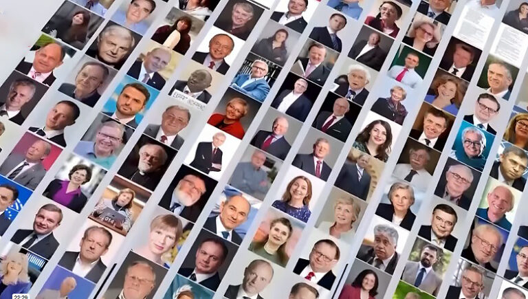 بيان تاريخي لأكثر من 1000 شخصية دولية دعماً للحكومة المؤقتة ورفضاً لدكتاتوريتي الشاه والملالي