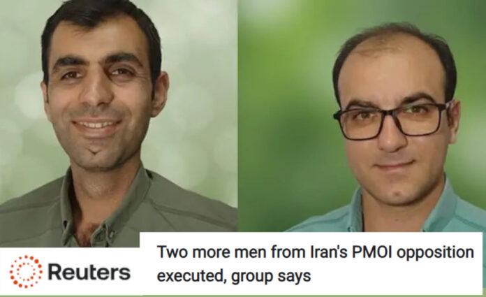 وكالة رويترز: النظام الإيراني يعدم رجلين آخرين من مجاهدي خلق
