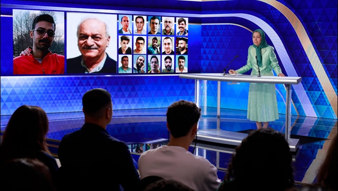 مريم رجوي - نعي الشهداء