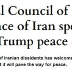 إكسبريس: المجلس الوطني للمقاومة الإيرانية يعلّق على اتفاق السلام مع ترامب
