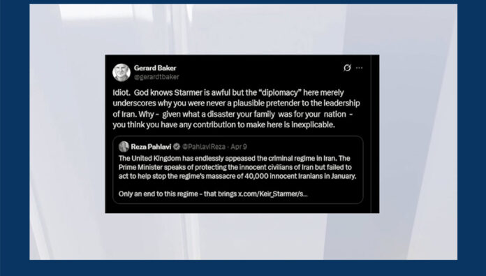 رئيس تحرير وول ستريت جورنال يوبخ ابن الشاه: عائلتك جلبت الكارثة، وأنت لست مؤهلاً لقيادة إيران