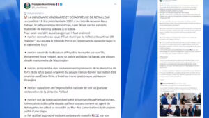 سياسي فرنسي يهاجم رضا بهلوي: ابن الشاه منبوذ في إيران وراهن على قصف شعبه