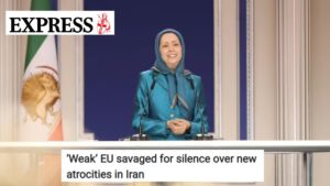 صحيفة ديلي إكسبريس: المقاومة الإيرانية تهاجم ضعف الاتحاد الأوروبي وصمته إزاء فظائع النظام الإيراني