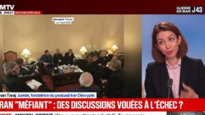 ماهان تاراج عبر بي إف إم الفرنسية: النظام الإيراني يرتعب من السلام، والهدنة أسقطت رهان ابن الشاه على الحرب