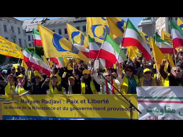 لا ليبر البلجيكية: متظاهرون في بروكسل يطالبون الاتحاد الأوروبي بالتحرك العاجل لوقف الإعدامات في إيران