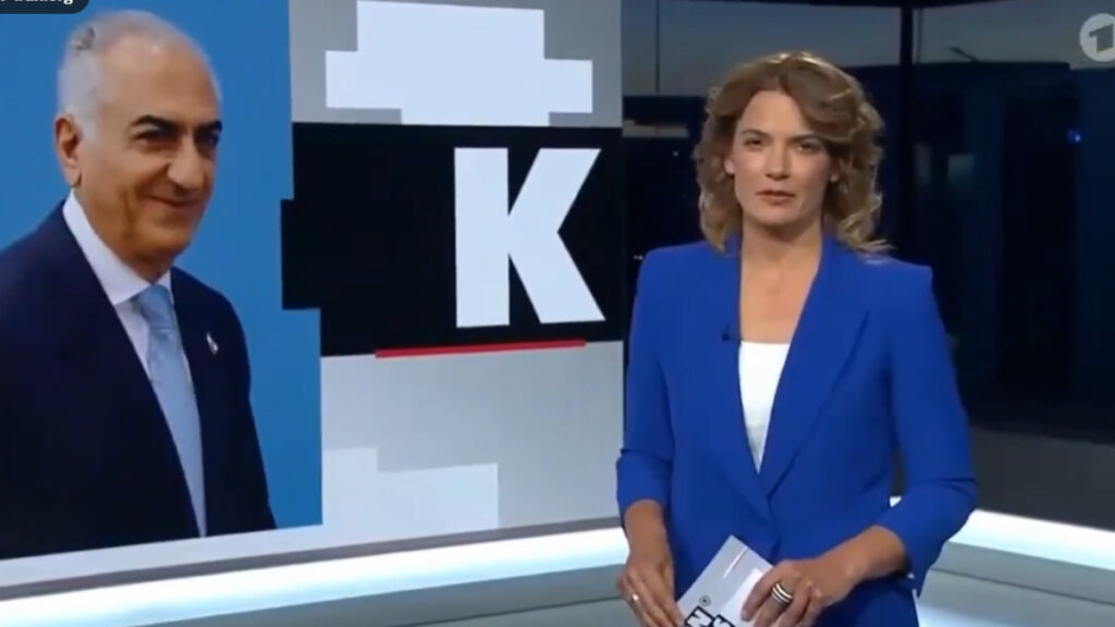 شبكة ARD الألمانية تفضح اعتداءات فاشية وتهديدات بالقتل والاغتصاب يشنها أنصار رضا بهلوي ضد المعارضين والصحفيين