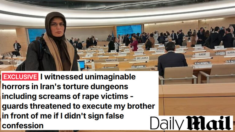  صحيفة ديلي ميل : سجينة سياسية تكشف أهوال التعذيب الممنهج والاغتصاب في سجون الإيرانية