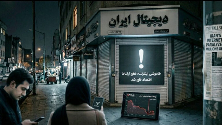  وول ستريت جورنال: أطول انقطاع للإنترنت في العالم يشل اقتصاد النظام الإيراني ويدمر معيشة المواطنين