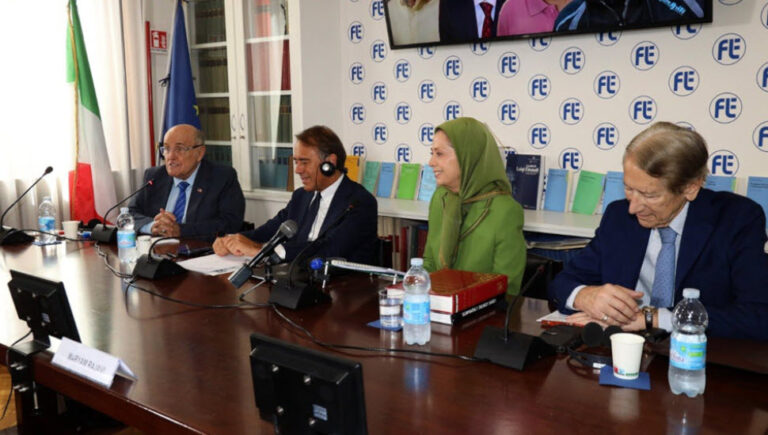 شخصيات دولية في روما: المقاومة الإيرانية تمثل البديل الديمقراطي لإيران