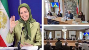 مريم رجوي أمام مؤتمر في ألمانيا: المعركة الرئيسية تدور بين الشعب الإيراني والنظام الكهنوتي