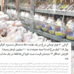 إيران.. أجر يوم كامل للعامل لا يكفي لشراء كيلوغرامين من الدجاج