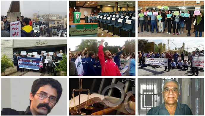 تجمعات احتجاجية وإضرابات في مدن إيرانية 