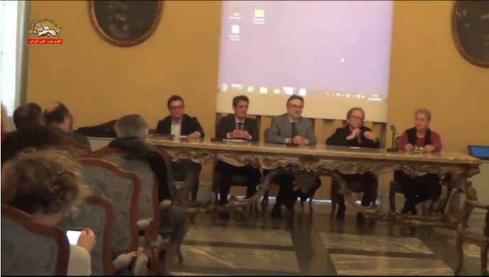 مؤتمر في إيطاليا - دعم انتفاضة الشعب الإيراني3