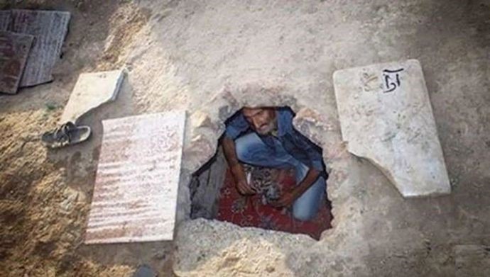 النوم في القبور في سيستان وبلوشستان