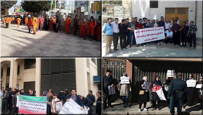 توسع الاحتجاجات والإضرابات في المدن الإيرانية2