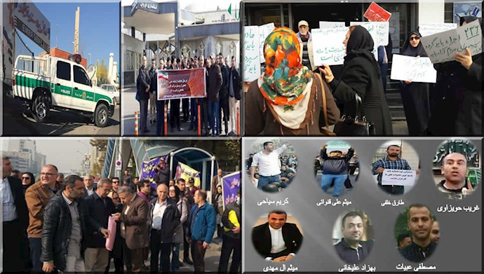 احتجاجات وإضرابات في المدن الإيرانية2 