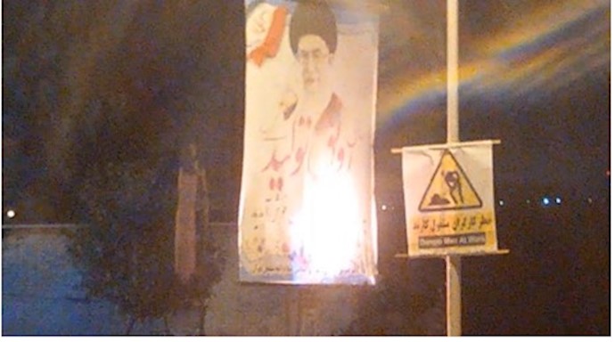 طهران ـ لافتة تحمل صورة لخامنئي 