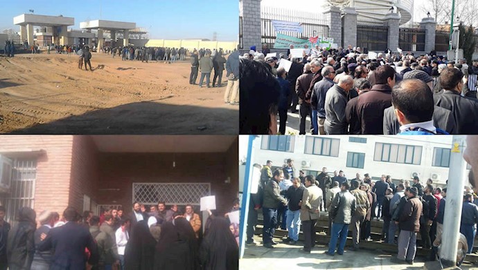 إضرابات والاحتجاجات في إيران ليوم الثلاثاء 26فبراير 