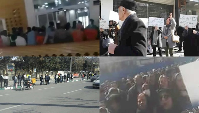 13حركة احتجاجية في إيران ليوم الاثنين 18 فبراير 2019