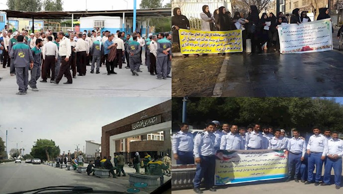 احتجاجات وإضرابات في طهران وغيرها من المدن الإيرانية