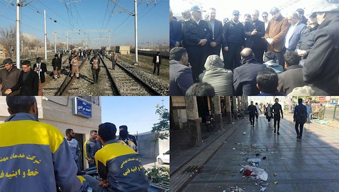إضرابات واحتجاجات المواطنين في مختلف المدن الإيرانية ضد النظام ليوم الأربعاء 