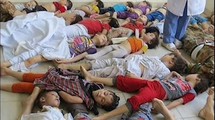 قتل الأطفال السوريين بالبراميل المتفجرة