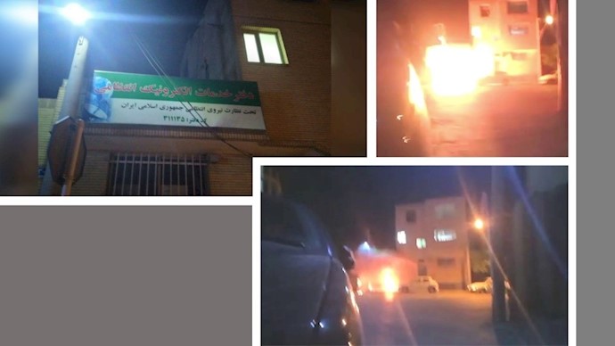 اصفهان -  استهداف مكتب الخدمة الإلكترونية في قوى الأمن الداخلي- 16 أبريل