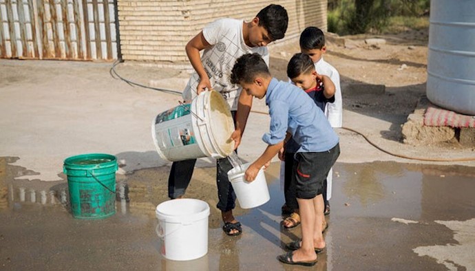 أزمة المياه في مدن وقرى آبادان