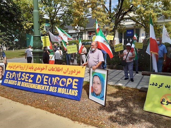 مظاهرات الإيرانيين في بروكسل