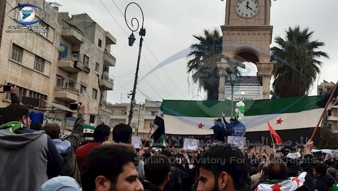 مظاهرات الشعب السوري – صورة من الآرشيف