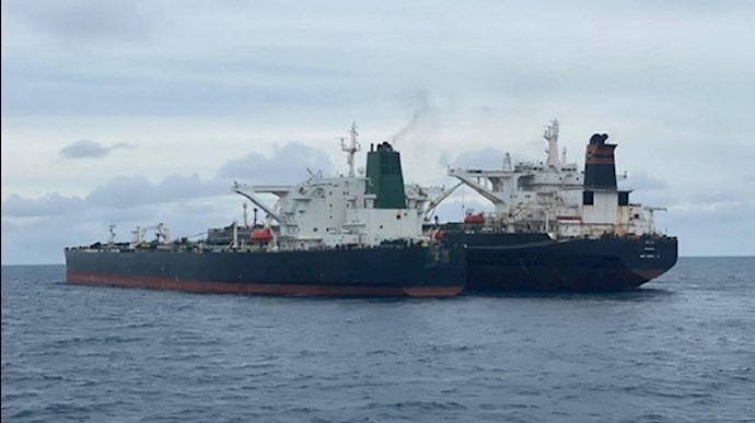 سفينة النظام الإيراني كانت تهرب النفط قبالة سواحل إندونيسيا