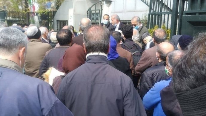 تجمع المتقاعدين في طهران
