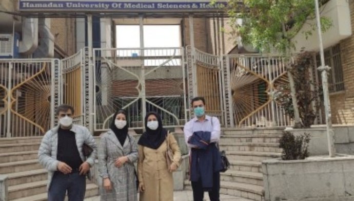 تجمع الأطباء في مدينة همدان